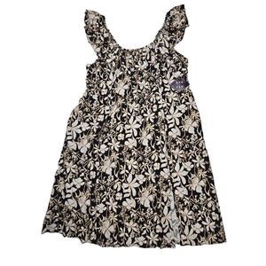 Ava & Viv Floral Ruffled Maxi  Dress 3X